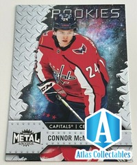 2020-21 Metal Universe Connor McMichael #138 Rookie Washington Capitals